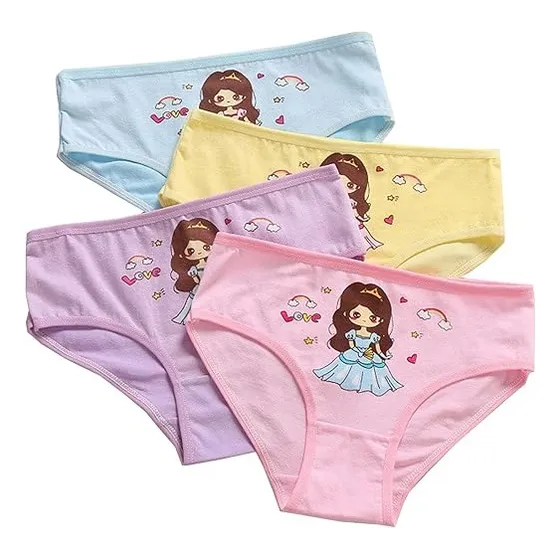 6x Calzón Algodon Estampado Niña Pantaletas Talla 10-16