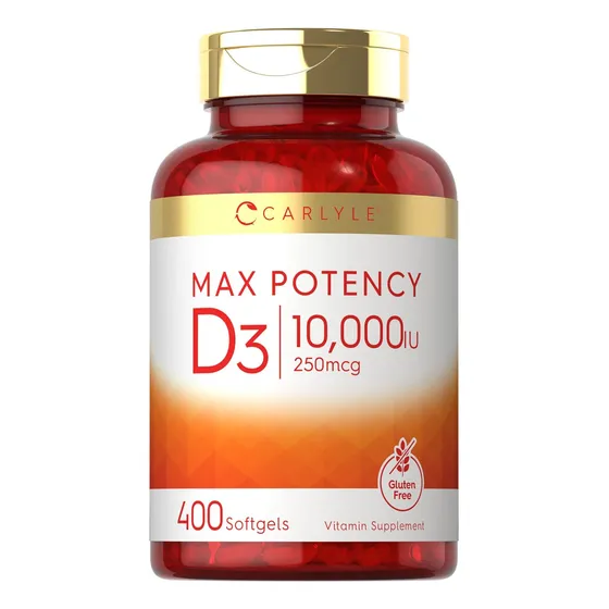 Carlyle Vitamina D 10000 Ui 400 Cápsulas Blandas