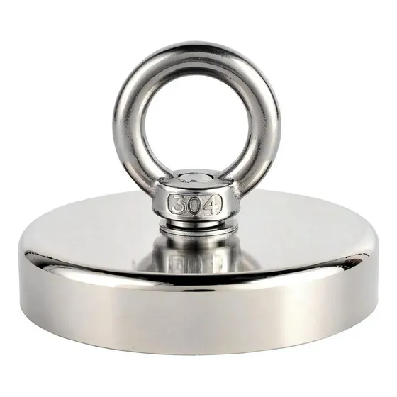 Imán de pesca Duaitek de 7.5 cm soporta 322kg FISHING-MAGNET-SSFM75MM