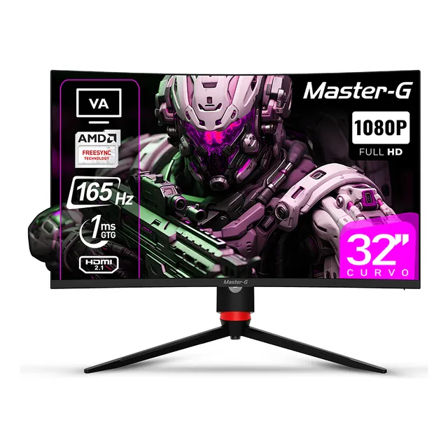 Monitor Gamer 32  Curvo Fhd Hdr Va 165hz 1ms Mgmg3240c