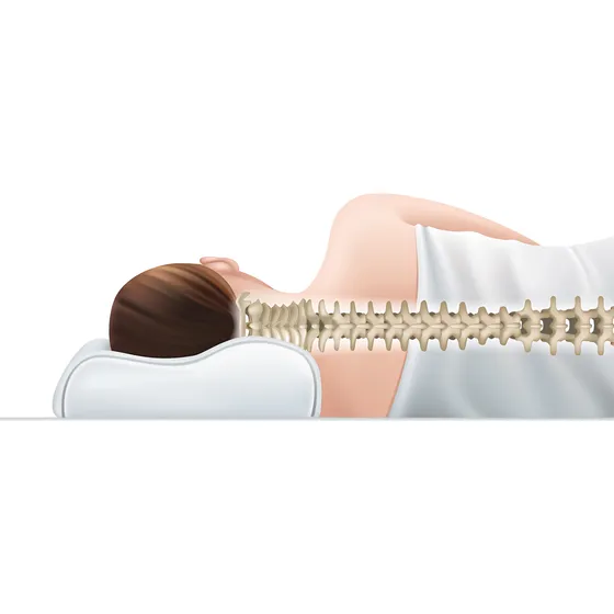 Kit X2 Almohadas Inteligente Cervical 60x30 Fundas Lavable