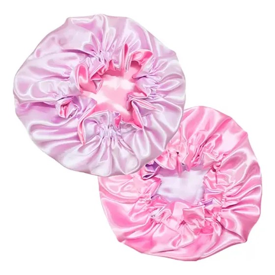 Gorro Saten Antifrizz Rulos Lacios Ideal Dormir Ajustable