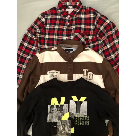 Camisa Franela Sueter Primark Tommy Hilfiger Talla 12