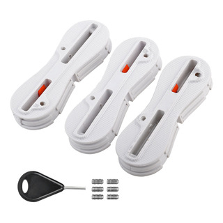 Caja De Aletas Fusión Fcs Tabla Surf Blanca Pvc De 3 Piezas Caja De Aletas Fusión Fcs Tabla Surf Blanca Pvc De 3 Piezas