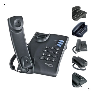 Telefone Com Fio Intelbras Pleno Preto Resistente E PrĂĄtico Telefone Com Fio Intelbras Pleno Preto Resistente E PrĂĄtico