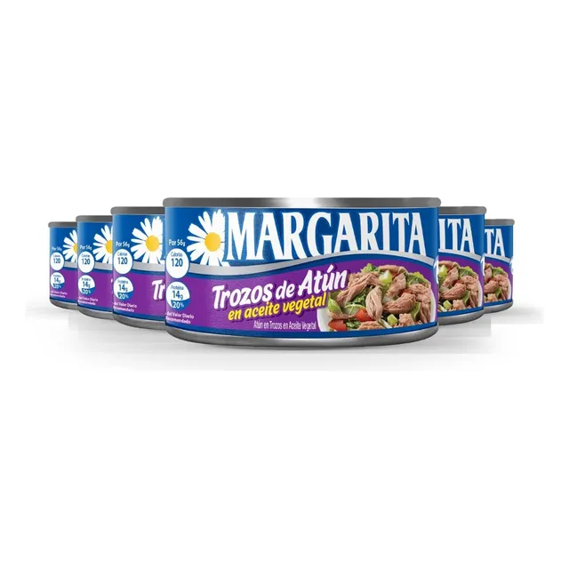 Atún En Trozos Aceite Margarita 170gr Pack 6und