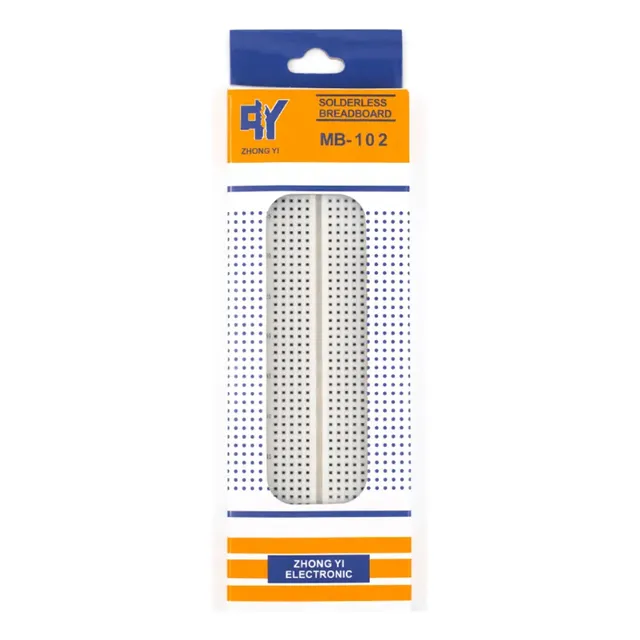 Protoboard De 830 Puntos Mb-102 Color Blanco