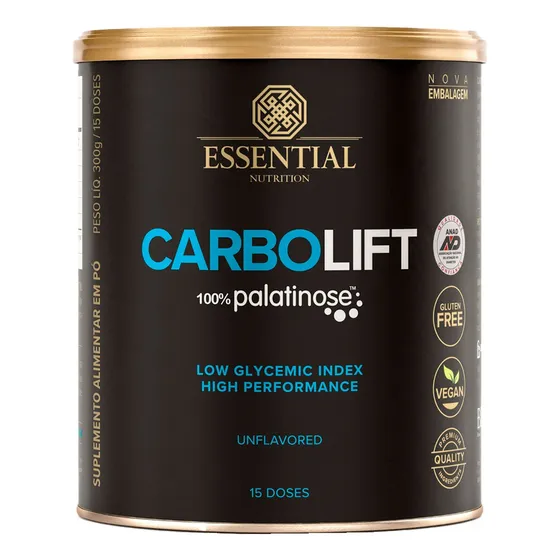 Carbolift Essential Nutrition 300g - Baixo Índice Glicêmico Sabor Sem sabor
