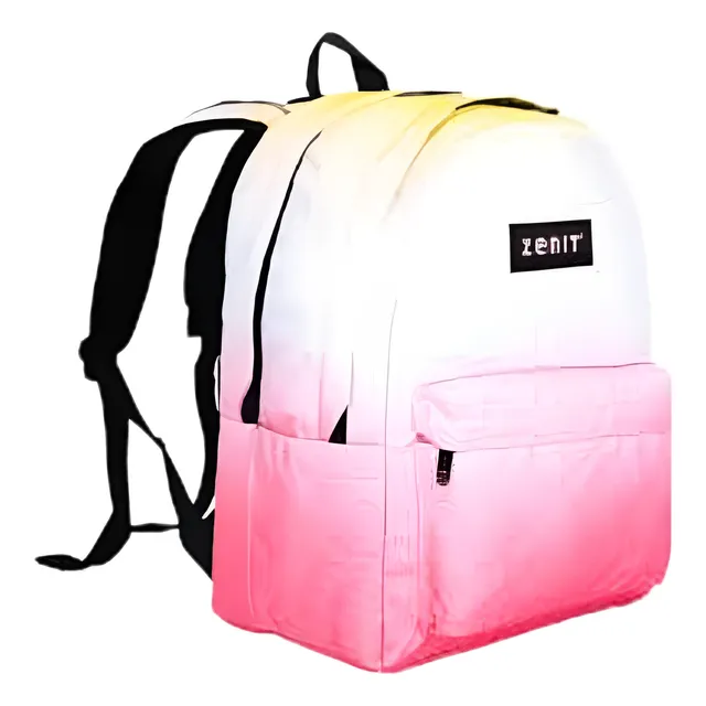 Mochila Zenit Dreams Doble Repartición Degrade De Colores