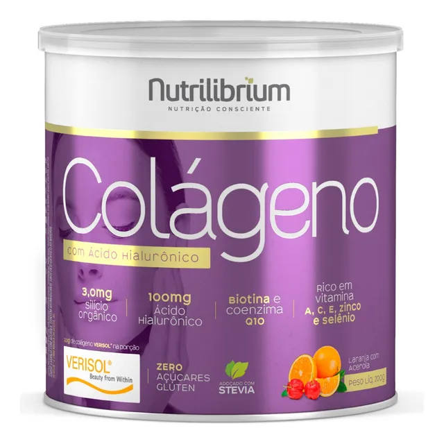 Colágeno Verisol Ácido Hialurônico Silício Orgânico Coq-10