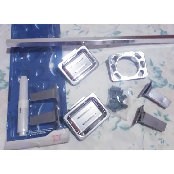 Accesorios Para Baño Abs Tubo Metálico 5 Piezas