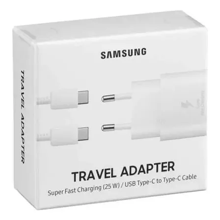 Carregador Samsung Turbo 25w Galaxy S10+ Sm-g975 Branco