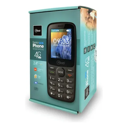 Teléfono Senior Bar Sos 4g Lte Mlab 2.4 9387