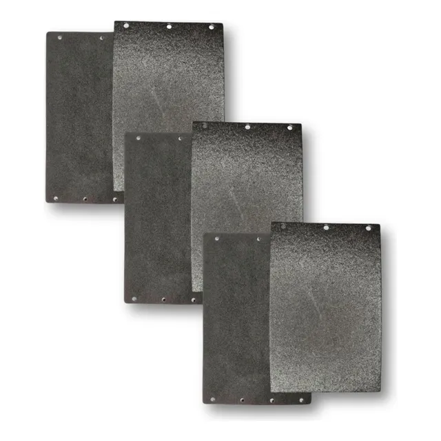 3 Kits Placa De Boracha + Carbono P/ Lixadeira M9400 Makita