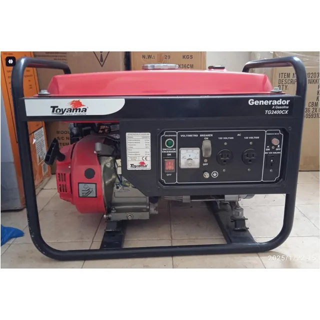 Planta Eléctrica Marca Toyama  Tg2400cx Color Rojo