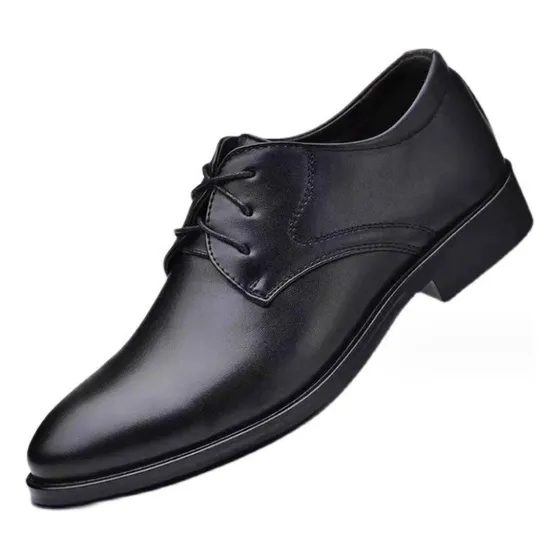 Zapatos De Vestir Para Caballero Negro Marrón Negocios Caja
