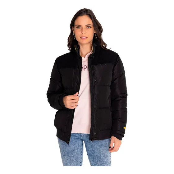 Chaqueta Mujer W Heavyweight Insulated Puffer Negro Cat