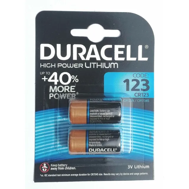Pilas Duracell Cr123 Dl123 Cr17345 3v X2 Ph Ventas