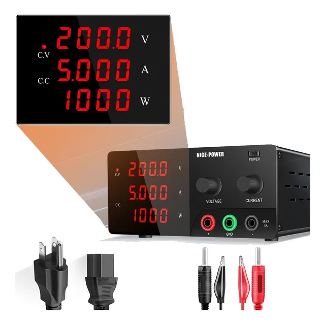 Fuente De Alimentación Regulable Laboratorio 200v 5a 1000w