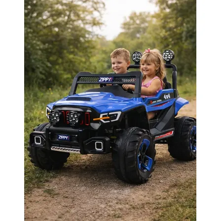Carro Elétrico 12v Jipe 4x4 Supercross 2 Crianças Ate 30kg Quadriciclo Eletrico Buggy 2 Lugares Bivolt