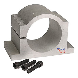 Soporte Abrazadera Base Motor Husillo Spindle Cnc Router 8cm Soporte Abrazadera Base Motor Husillo Spindle Cnc Router 8cm