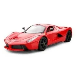 Bburago 1:18 Escala Raza Ferrari Y Juego Laferrari J1eww