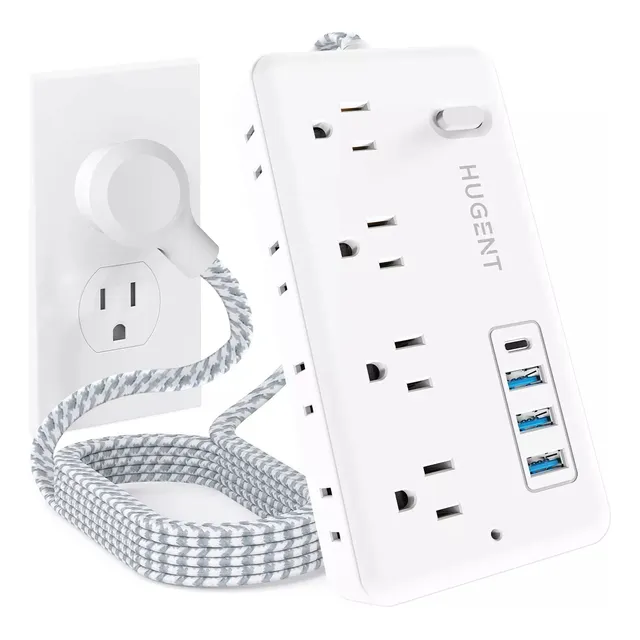 Multicontactos Electricos Regleta Con 8 Tomas 3 Usb + 1 Type