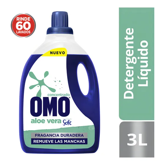 Omo Aloe Vera Ultra Power Líquido Bot 3l