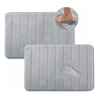 Conjunto De 2 Tapetes De Banho De Espuma Antiderrapante Conjunto De 2 Tapetes De Banho De Espuma Antiderrapante