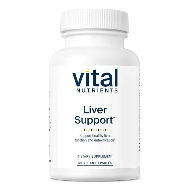 Vital Nutrients Liver Support Hígado 60 Cápsulas Sabor Sin Sabor