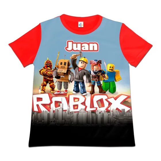 Franela Camisa Niño Niña Roblox En Algodon