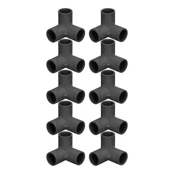 Para Conector De Tubo De Salida De 10 Piezas, Codo De