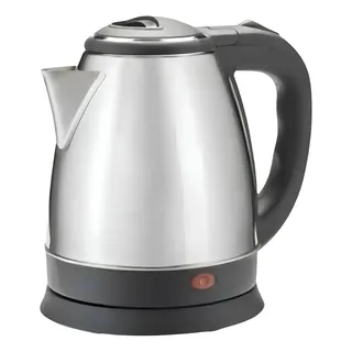 Chaleira Elétrica Inox 1,8l 1500w Aquecimento Rápido Automática Prateado 220v