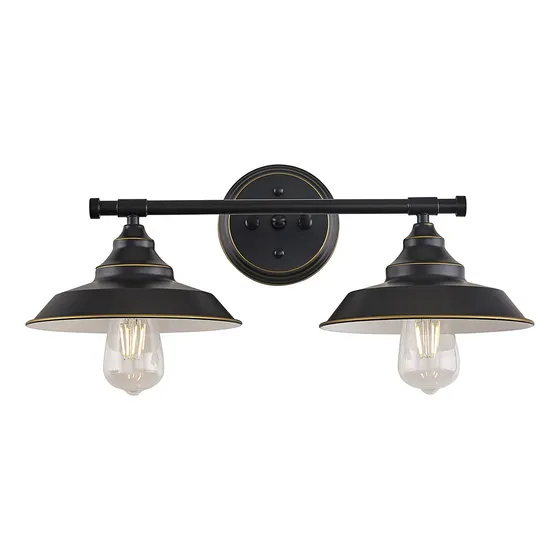 Hy Florists Lampara Casa Campo Retro 2 Luz Tocador Espejo