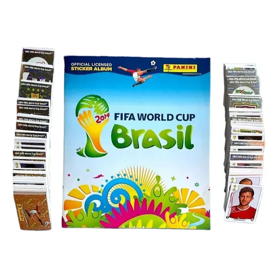 Brasil 2014 Panini Álbum + Todas Sus Laminas A Pegar Nuevo