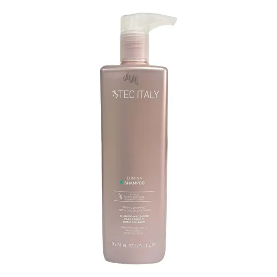 Tec Italy Lumina Shampoo Matizador Cabello Rubio O Blanco