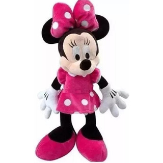 Boneca De PelĂșcia Minnie Laço Rosa Pronta Entrega Boneca De PelĂșcia Minnie Laço Rosa Pronta Entrega