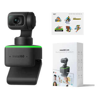 Webcam Insta360 Link Ptz 4k Webcam Com Sensor 1/2, Rastreame Webcam Insta360 Link Ptz 4k Webcam Com Sensor 1/2, Rastreame