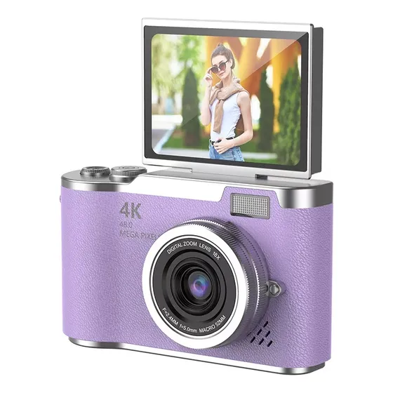 2025 Nueva Pantalla De Zoom De La Cámara Digital Ccd 4k Hd