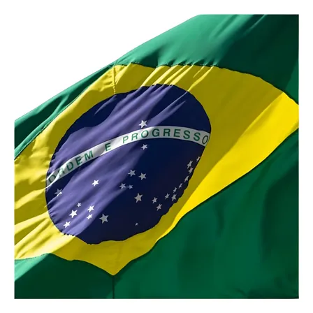 Bandeira Do Brasil Dupla Face Grande Costurada 2,00x1,45 Brasil