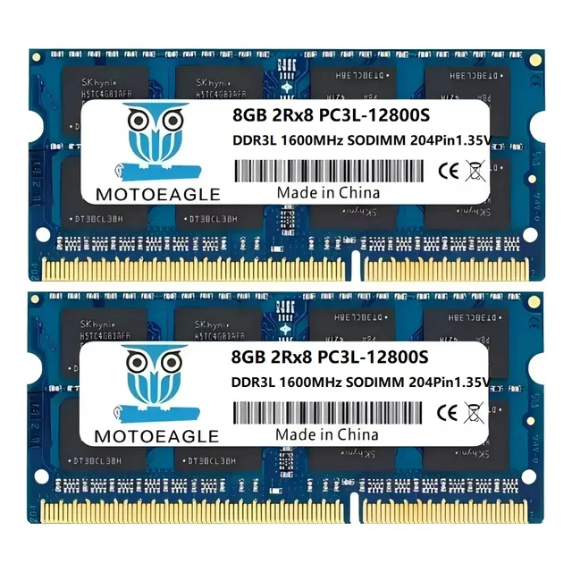 Memoria Ram Motoeagle Ddr3l 16gb (2x8gb) Azul Sodimm