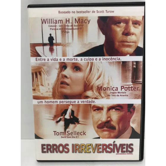 Erros Irreversiveis Dvd Original Lacrado