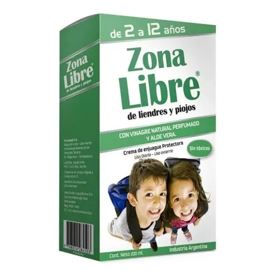 Zona Libre De Liendres Y Piojos Crema De Enjuague 200ml