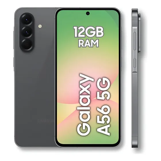 Samsung Galaxy A56 5G Sim 5G Dual SIM 256 GB awesome graphite 12 GB RAM | Cuotas sin interés