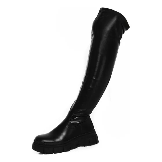 Botas Largas Plataforma Maxibotas Stretch Nyxmart