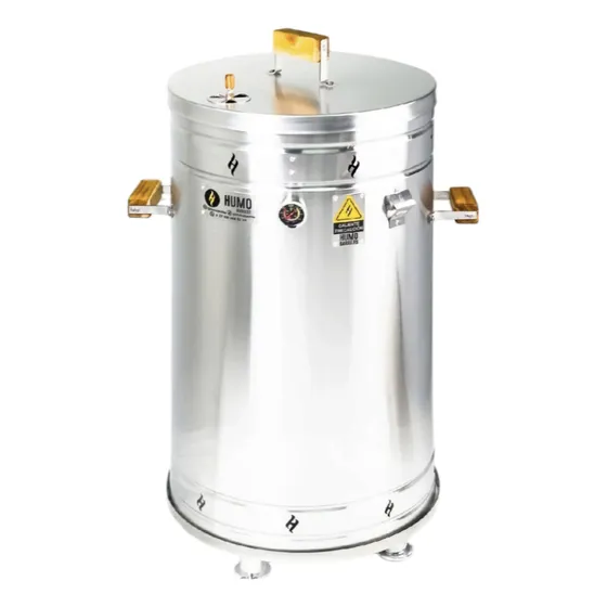 Barril Asador Ahumador Extra Grande 30 Kg 65.2x113.3cm Alto