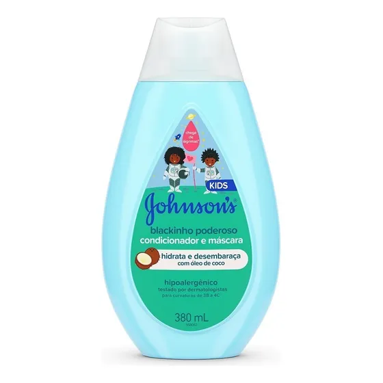 Condicionador Infantil Johnson's Blackinho Poderoso 380ml