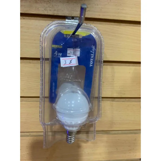 3, Bombillo Led 4 Watios Rosca 12 Pequeño Lampara