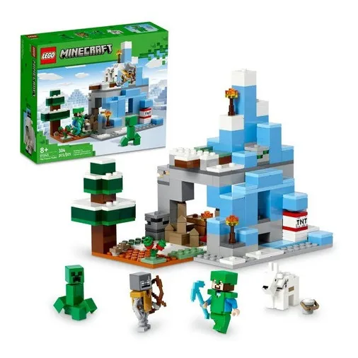 Kit De Construcción Lego Minecraft Picos De Hielo 21243 304