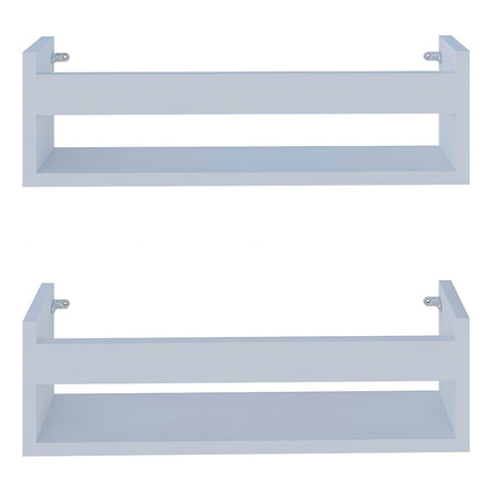 Kit 2 Prateleira 60cm Branco Para Livro Revista Parede Tio Do Mdf Kit 2 Prateleira 60cm Branco Para Livro Revista Parede Tio Do Mdf
